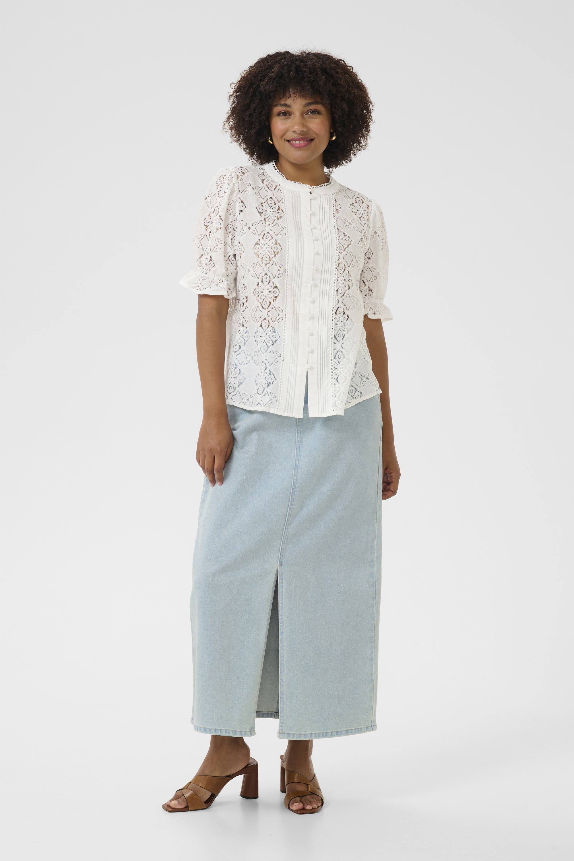 Kurzarmhemd Regular fit Marshmallow cream Image