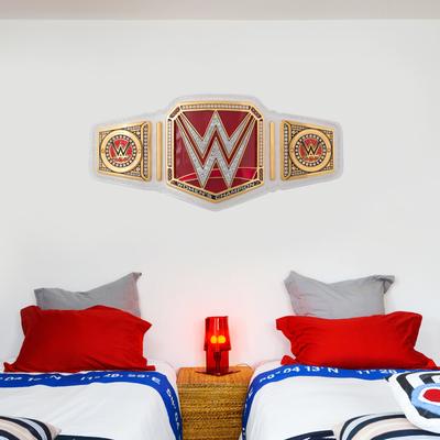 WWE Raw Women's Championship Title Belt Wall Sticker - 90cm x 45cm height Image