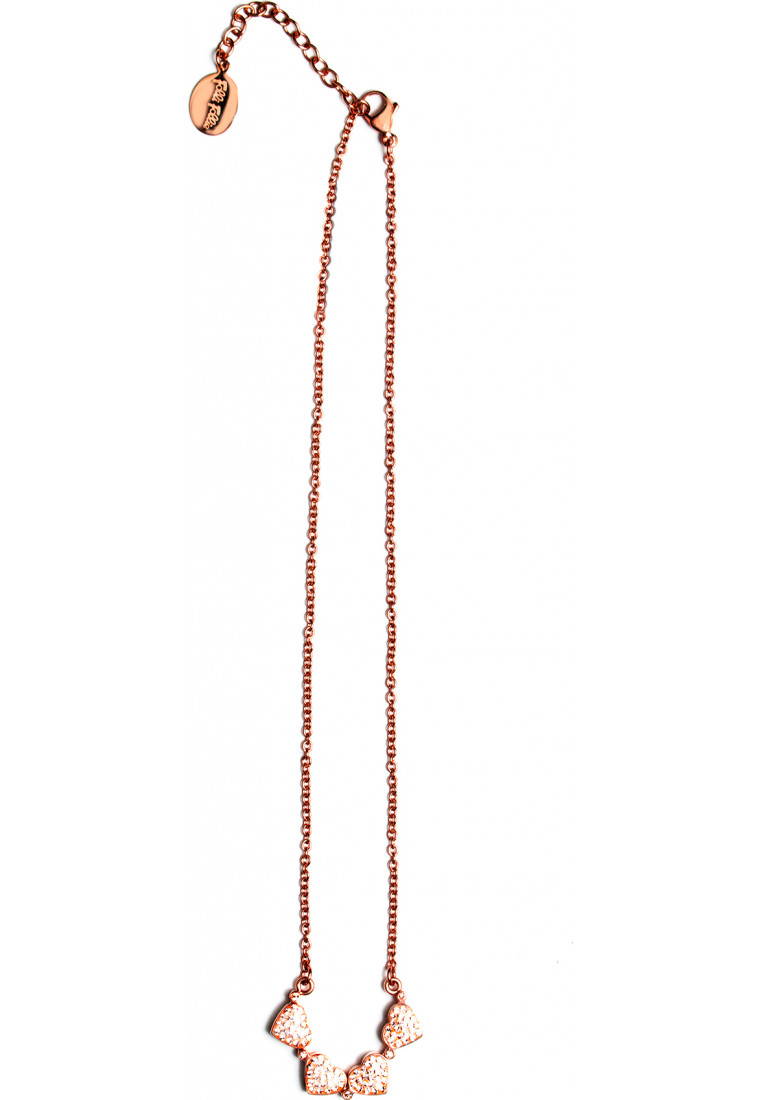 Folli Follie Womens 3N0T013RS Ladies Necklace - Rose Gold Sterling Silver - One Size | Folli Follie Sale | Discount Designer Brands