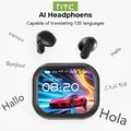 【HTC NE20】 Auricolari Bluetooth V6.0 Auricolari traduttore AI OWS LCD Touch Screen Cuffie wireless sportive Suono stereo HD Lunga durata