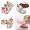 Neue 0-18M Mädchen Neue Frühling und Herbst Baby Schuhe mit Große Schleife Dekoration Elegante Party Teilnahme Weiche sohle Casual Prinzessin