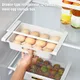 Organizzatore da cucina sospeso Frigorifero Scatola portaoggetti per frutta e uova Tipo di cassetto Contenitore per alimenti Accessori da cucina Scaffale per organizer per frigorifero
