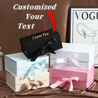 Personalized Gift Package Box Bridesmaid Gifts Box Custom Name Party Proposal Wedding Labels Box Gift for Friends