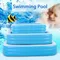 Grande piscine familiale gonflable piscine amovible 2M/2.6M/ 3.05M Pvc adultes enfants baignoire baignoire piscine d'eau pour enfants