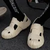 Sommer Aushöhlen Plattform Sport Sandalen Frauen Plus Größe 44, Weiche Sohle Eva Strand Sandalen Frau Dicken Boden Nicht Slip Garten schuhe