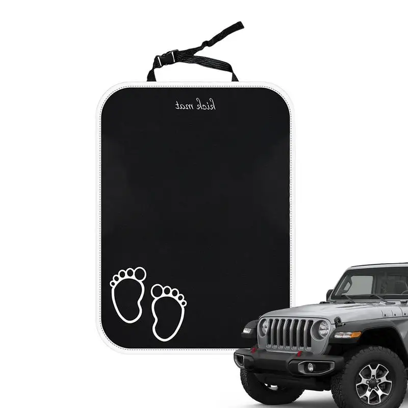 23x17 Zoll Kick Rücksitz Auto langlebige Sitz Kick Matte für Kinder Füße Rücksitz Kinder Kick Guard Fahrzeug Zubehör Image