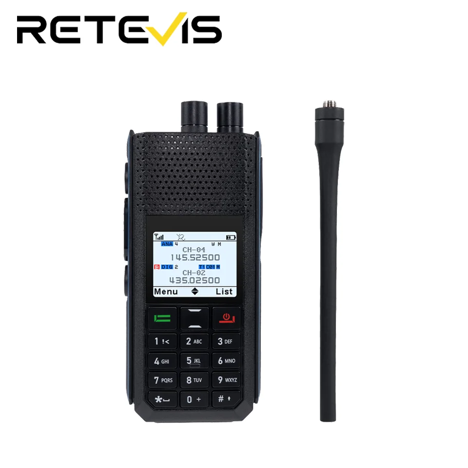 Retevis Ailunce H1 DMR Walkie Talkie Long Range Amateurfunk UHF VHF Kommunikation Zwei-Wege-Radiosender FM GPS APRS Image