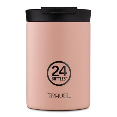24Bottles Travel Monochrome Trinkflasche 350 ml dusty pink Silber Herren Image