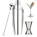 1/3 pezzi Shaker per cocktail Strumenti per baristi in acciaio inossidabile Miscelatore per Margarita Shaker per bevande Martini Sharker Barista Accessori per vino