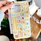 Tastiera 3D KUROMI Hello Kitty Purin cartoon Kawaii per iPhone 15 PRO MAX 14 13 12 11 16 pro Completamente chiusa 16 merci. prodotto