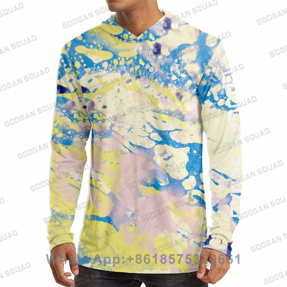 Googan Squad Performance Angeln bis 50 Sonnenschutz Langarm Hoodie Shirt SPF/UV T-Shirt für das Laufen Angeln Training Image