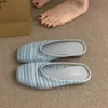 Stricken Frauen Hausschuhe Casual Designer Maultiere Schuhe Mode Hausschuhe 2025, Sommer Strand Flip-Flops Neue Komfort Weiche Damen Schuhe