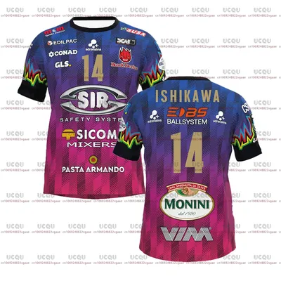 2025 Men Boy Top Train Team Volleyball Jersey Match Clothes Tee Adult beach Tshirt Male Ishikawa Home Champions Sportswear