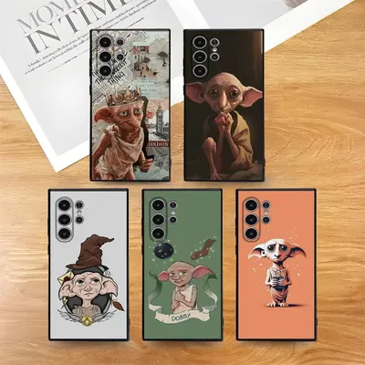 D-dobby Cute Phone Case For Samsung S Series S21 S22 S23 S24 S25 FE Plus Ultra TPU Soft To Skin-friendly Case