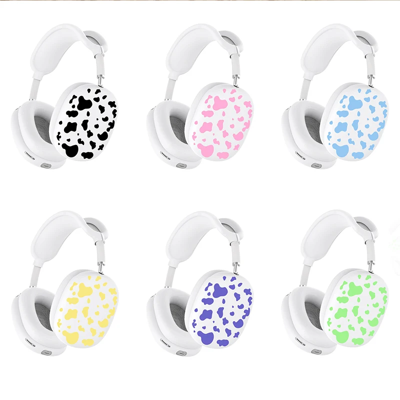 3-in-1-Silikonhülle für Airpods Max Milchkühe, Druckhüllen, kabellose Kopfhörer, Kopfhörer, schützende Haut, Abdeckungen, Zubehör Image