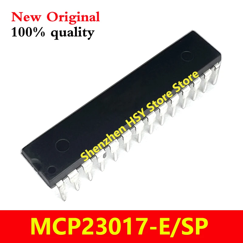 (1 Stück) 100 % neuer MCP23017-E/SP MCP23017 E/SP DIP-28-Chipsatz Image