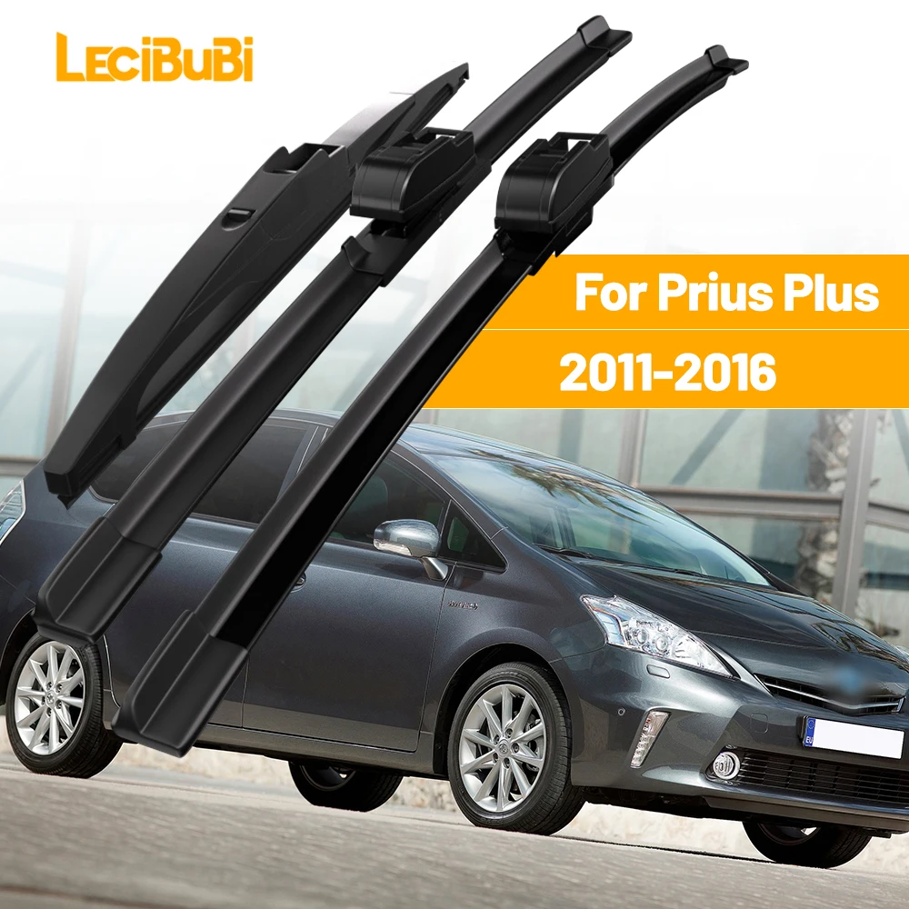 Für Toyota Prius Plus 2011-2016 1 satz Vorne und Hinten Scheibenwischerblätter Scheibenwischer 2012 2013 2014 2015 zubehör Image