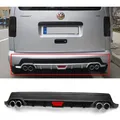 Auto Paraurti Posteriore Diffusore Nero In Plastica ABS Auto-styling Spoiler Deflettore Corpo Kit Labbro Per VW Caddy mk2 2004-2014