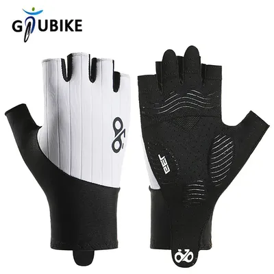 GTUBIKE Summer Bicycle Gloves Half Finger MTB Cycling Gloves for Men 3D Padded Anti-Slip Shock-Absorbing Biking Bike Accessories