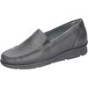 Mokassin WALDLÄUFER "K-INGA", Damen, Gr. 5,5 (38,5), schwarz, Nappaleder, unifarben, klassisch, Schuhe, Slipper, Schlupfschuh, Komfortschuh, Bequemschuh in K-Weite