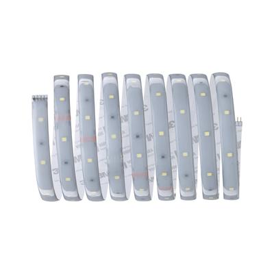 PAULMANN LED-Streifen "MaxLED 250 Stripe 2,5m Daylight 6500K 10W 24V Silber Kunststoff", silber (silberfarben), Flammen, Lichterketten, IP44 Cover Image