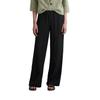 Chinohose MARC O'POLO "aus Viskose-Twill", Damen, Gr. 44, Normalgrößen, schwarz, Obermaterial: 100% Viskose, unifarben, casual, weit normal, Hosen