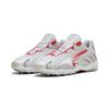 Sneaker PUMA "INHALE", Gr. 46, feather gray, for all time rot, Textil, unifarben, sportlich, Schuhe