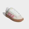 Sneaker ADIDAS SPORTSWEAR "GRAND COURT ALPHA", Gr. 43, sanftes weiß, bliss pink, gold metallic, Leder, Textil, sportlich, Schuhe, Design inspiriert vom adidas Campus 00