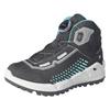 Sneaker RICOSTA "Terra WMS: normal", Kinder, Gr. 43, bunt (schwarz, türkis), Synthetik, Textil, kontrastfarbene Details, casual, Schuhe, Schnürschuh mit Sympatex-Membrane, Größenschablone zum Download