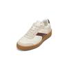 Sneaker MARC O'POLO "aus edlem Rindleder", Damen, Gr. 41, sanftes weiß, natural stone, Obermaterial: 100% Leder (Rind), unifarben, Schuhe