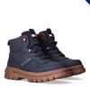 Schnürboots TOMMY HILFIGER, Kinder, Gr. 34, blau, Synthetik, Polyester, modisch, Schuhe, Chunky Boots, Winterboots mit Blockabsatz