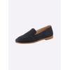 Slipper ANDREA CONTI, Damen, Gr. 42, blau (marine), Leder, Rindsleder, Nubukleder, modisch, Schuhe
