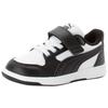 Sneaker PUMA "REB-L AC+ INF", Gr. 24, schwarz-weiß (puma weiß, puma schwarz), Synthetik, unifarben, sportlich, Schuhe, für Kinder
