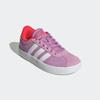Sneaker ADIDAS SPORTSWEAR "VL COURT 3.0 KIDS", Gr. 33, preloved lila, cloud weiß, lucid rot, Leder, Synthetik, sportlich, Schuhe, inspiriert vom Design des adidas samba