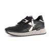Keilsneaker GABOR "DAVOS", Damen, Gr. 42, gold (schwarz, goldfarben), Kalbsleder, unifarben mit Farbeinsatz, sportlich, Schuhe, Schnürschuh, Halbschuh, mit OPTIFIT-Wechselfußbett, H-Weite