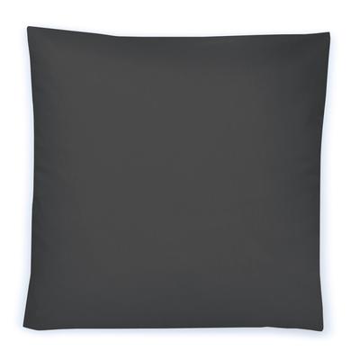 Kissenbezug IRISETTE "Paris 8000", grau (anthra), B:40cm L:40cm, Mako-Satin, Obermaterial: 100% Baumwolle, Kissenbezüge, Hochwertige Premium Kissenbezug Image