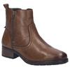 Stiefelette JOSEF SEIBEL "Kate 20", Damen, Gr. 38, braun (cognac), Leder, casual, Schuhe, Westernstiefelette, Boots mit modischem Blockabsatz