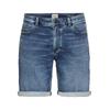 Bermudas CAMEL ACTIVE, Herren, Gr. 32, N-Gr, lila (indigo), Denim/Jeans, Obermaterial: 86% Baumwolle, 13% Polyester, 1% Elasthan, unifarben, casual, normal kniefrei, Hosen, Sommerhose im 5-Pocket-Style