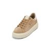 Sneaker MARC O'POLO "aus Veloursleder", Damen, Gr. 37, light pure sand, Obermaterial: 100% Leder (Rind), unifarben, Schuhe