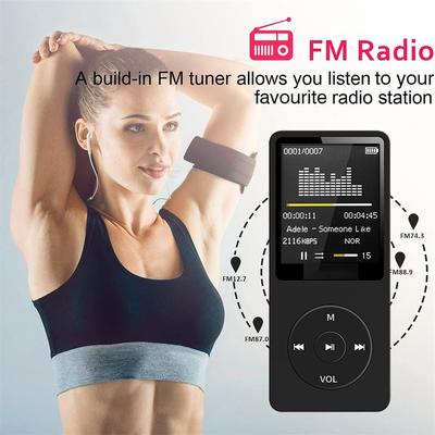 Lossless Portable Ultra-thin FM Radio Mp3 Music Player