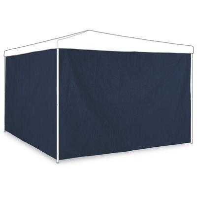 relaxdays 2er-Set Seitenteile für Pavillon 3x2m dunkelblau blau