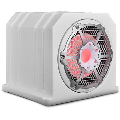 DS 18 NXL-10SUBLD/W, 10" Loaded Sub Enclosure, White RGB and 10" Passive Radiator