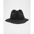 Jute Ribbon-Band Fedora Hat