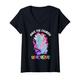Damen Tierschutz SAVE THE CHUBBY UNICORNS Lustig Tierschützer T-Shirt mit V-Ausschnitt
