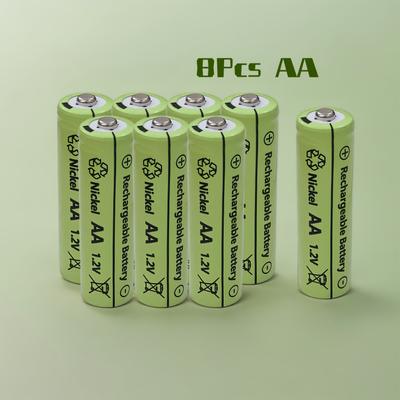 TEMU 8-20pcs Rechargeable Aa/aaa Batteries 1.2v High-capacity Long- For , Universal Compatibility Image