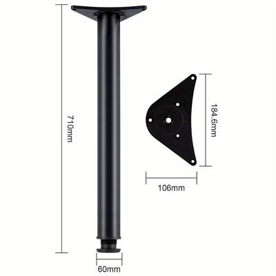 TEMU 4pcs Table Legs 60mm Furniture Foot Table Foot Support Foot Adjustable Foot Height Image