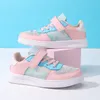 Mode Sommer Kinder weiche Freizeit schuhe süße Mädchen rosa lila Licht klobige Luft Mesh Turnschuhe Kind Prinzessin Netz Sportschuhe