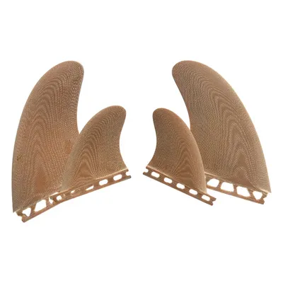 FUTUER + TWIN Ailerons de planche de surf 2+2 pièces/set En fibre de verre Ailerons latéraux Ailerons de paddleboard Ailerons de