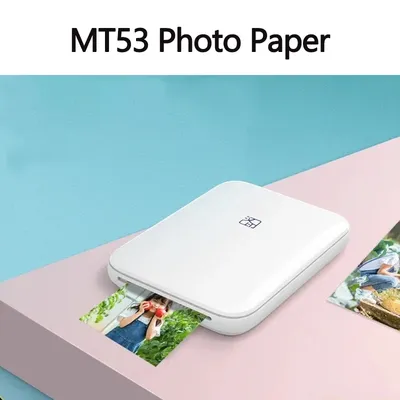 Photo Paper 2x3 Inch Sticky-Backed Photo Paper For HPRT MT53 Pocket Photo Printer