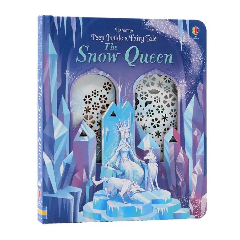 Peep Inside A Fairy Tale Snow Queen Englische pädagogische 3D-Bilderbücher mit Klappe für Kinder und Babys